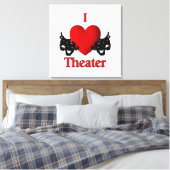 I Heart Theater Leinwanddruck (Insitu (Schlafzimmer))