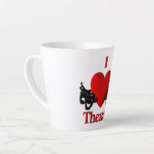 I Heart Theater Milchtasse (Linke Ecke)