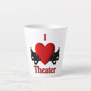 I Heart Theater Milchtasse