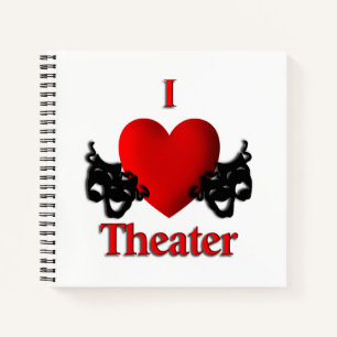 I Heart Theater Notizblock