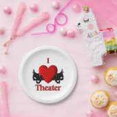 I Heart Theater Pappteller (Party)