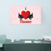 I Heart Theater Pink Banner (Messeveranstaltung)