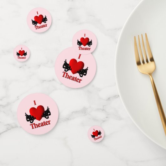 I Heart Theater Pink Konfetti (Gruppe)