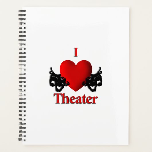 I Heart Theater Planer (Vorderseite)