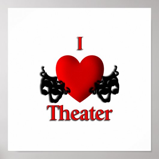 I Heart Theater Poster (Vorne)