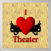 I Heart Theater Poster (Vorne)