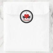 I Heart Theater Runder Aufkleber (Tasche)
