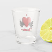 I Heart Theater Schnapsglas (Rückseite)