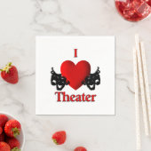 I Heart Theater Serviette (Beispiel)