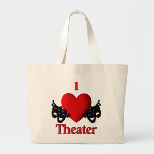 I Heart Theater Tote Tasche (Vorne)