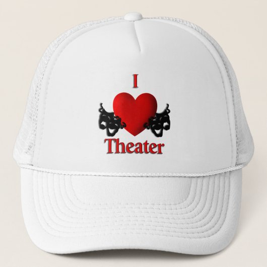 I Heart Theater Truckerkappe (Vorderseite)