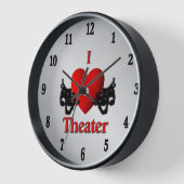 I Heart Theater Zwölf Zahlen Uhr (Winkel)