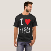 I heart Tiramisu Cake ティラミス Dessert Sweets T-Shirt (Vorne ganz)