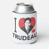 I Heart Trudeau Dosenkühler (Kanne Rückseite)
