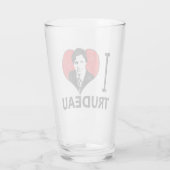 I Heart Trudeau Glas (Rückseite)