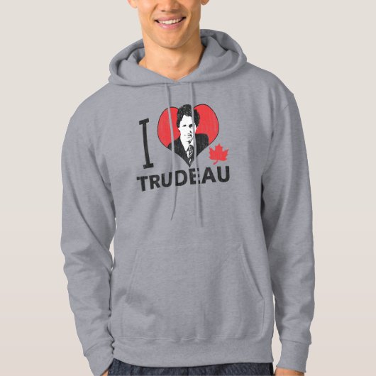 I Heart Trudeau Hoodie (Vorderseite)