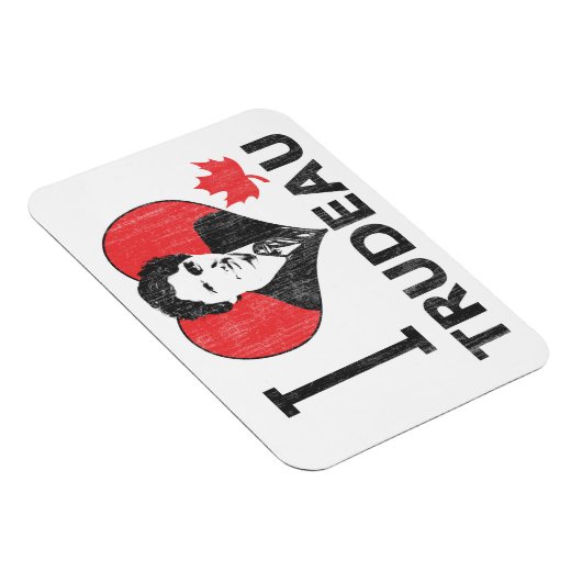 I Heart Trudeau Magnet (Rechte Seite)