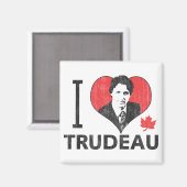 I Heart Trudeau Magnet (Vorderseite/Rückseite)