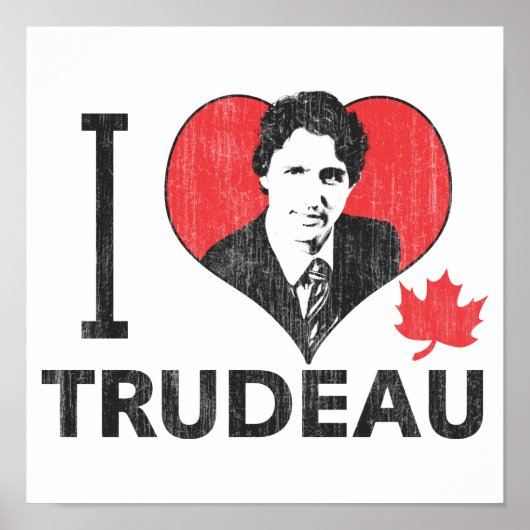 I Heart Trudeau Poster (Vorne)