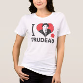 I Heart Trudeau Tri-Blend Shirt (Vorderseite)