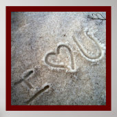 I Heart U Poster (Vorne)