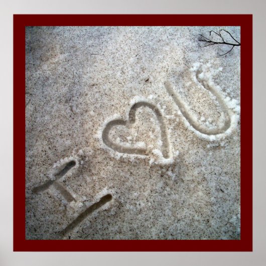 I Heart U Poster (Vorne)