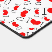 I Heart U Schreibtischunterlage (Ecke)