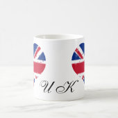 I Heart UK England Britische Flagge Kaffeetasse (Mittel)