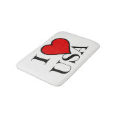 I Heart USA bk bmcnt Badematte (Schrägansicht)