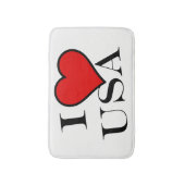I Heart USA bk bmcnt Badematte (Vorderseite Vertikal)
