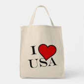 I Heart USA bk gtcnt Tragetasche (Rückseite)