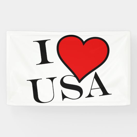 I Heart USA bk (h) bncnt Banner (Horizontal)