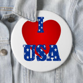 I "Heart" USA/Kolossal, 16 mm, Round Button (Beispiel)