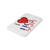 I Heart USA Overlay bmcnt Badematte (Schrägansicht)