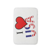 I Heart USA Overlay bmcnt Badematte (Vorderseite Vertikal)