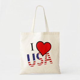 I Heart USA Overlay btcnt Tragetasche