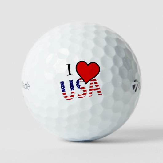 I Heart USA Overlay tmtp5 gbcnt Golfball (Vorderseite)