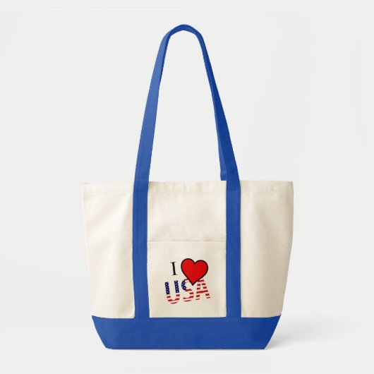 I Heart USA Overlay Tragetasche (Vorne)