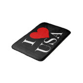 I Heart USA wt bmcnt Badematte (Schrägansicht)