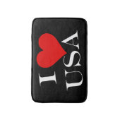 I Heart USA wt bmcnt Badematte (Vorderseite Vertikal)