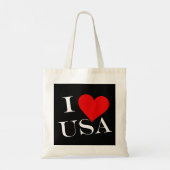 I Heart USA wt btt Tragetasche (Rückseite)