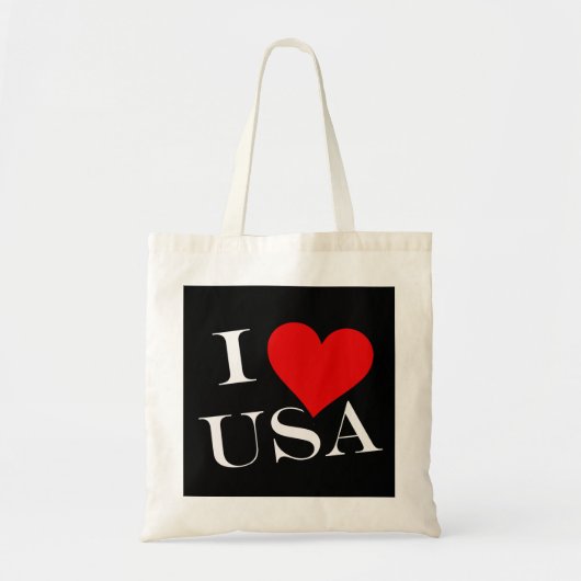 I Heart USA wt btt Tragetasche (Vorne)