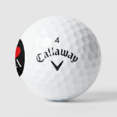 I Heart USA wt css gbcnt Golfball (Logo)