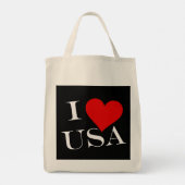 I Heart USA wt gtcnt Tragetasche (Rückseite)