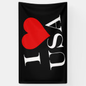 I Heart USA wt (h) bnrt Banner (Vertikal)