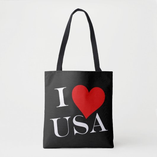 I Heart USA wt stcnt Tasche (Vorderseite)