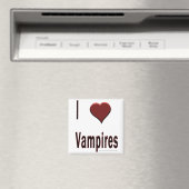 I Heart Vampires Magnet (In Situ (Geschirrspüler))