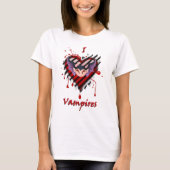 I Heart Vampires T-Shirt (Vorderseite)