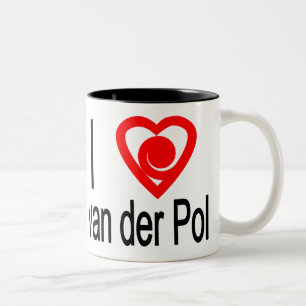 I heart van der Pol Zweifarbige Tasse
