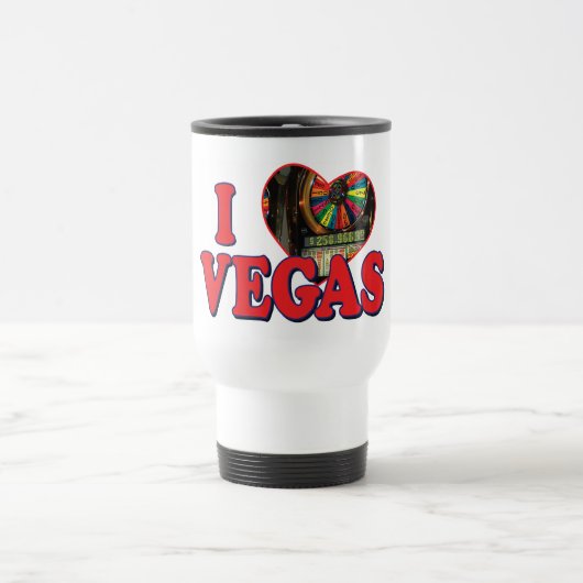 I Heart Vegas Reisebecher (Mittel)